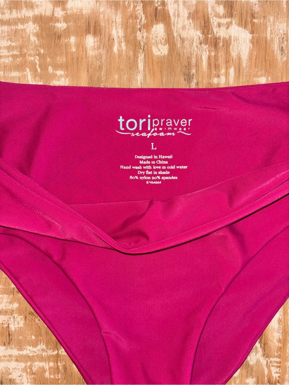Tori Praver Women’s Raspberry Bikini Bottom - Picture 2 of 4